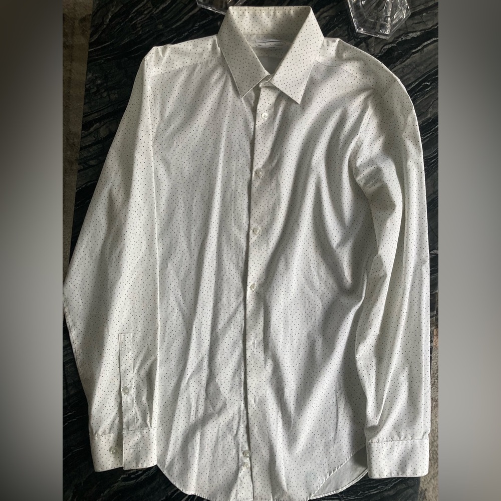 Calvin Klein Button-Down White Shirt